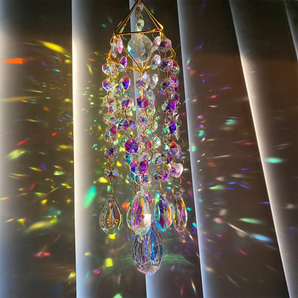 Crystal Sun Catcher - 50CM Cristallo Suncatcher Appeso Campanella a