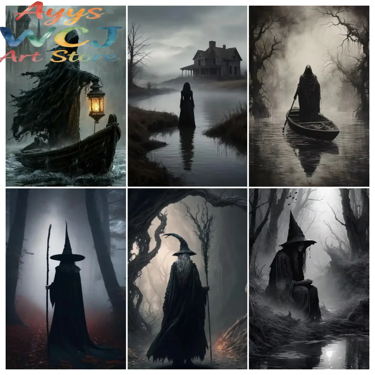 Home Decor Gothic - Poster Artistici Dark Academia con Stampa