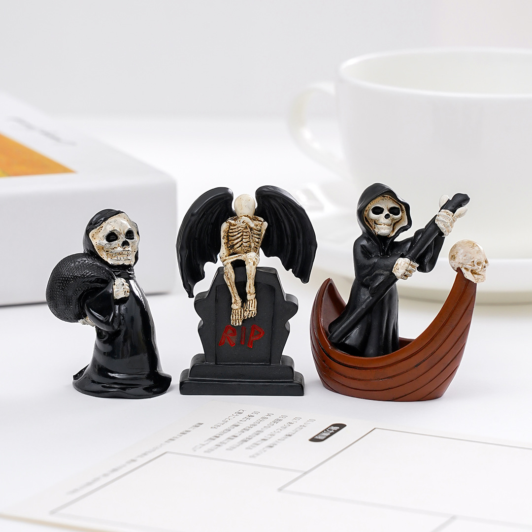 Home Decor Resin - Decorazione Spaventosa per Halloween, Ornamento Miniatura
