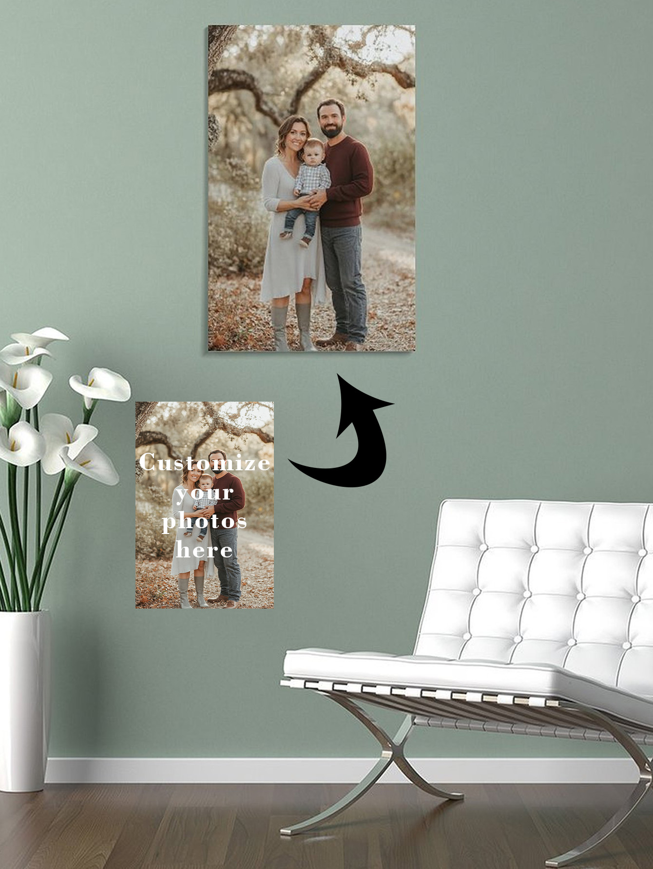 Home Decor Painting - Dipinto su tela personalizzato (solo senza