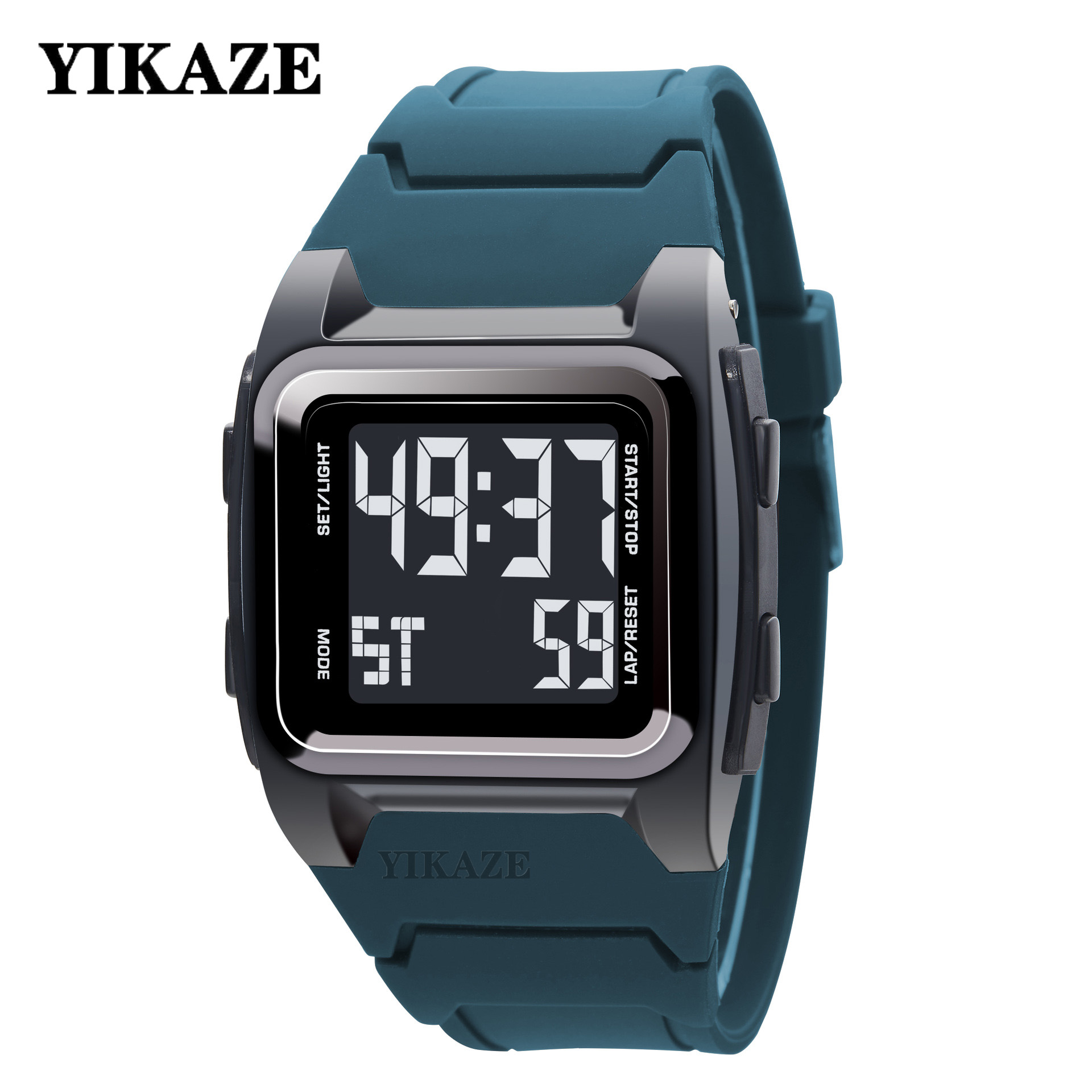 Vintage Alarm Clock - YIKAZE Orologio digitale da uomo 50M