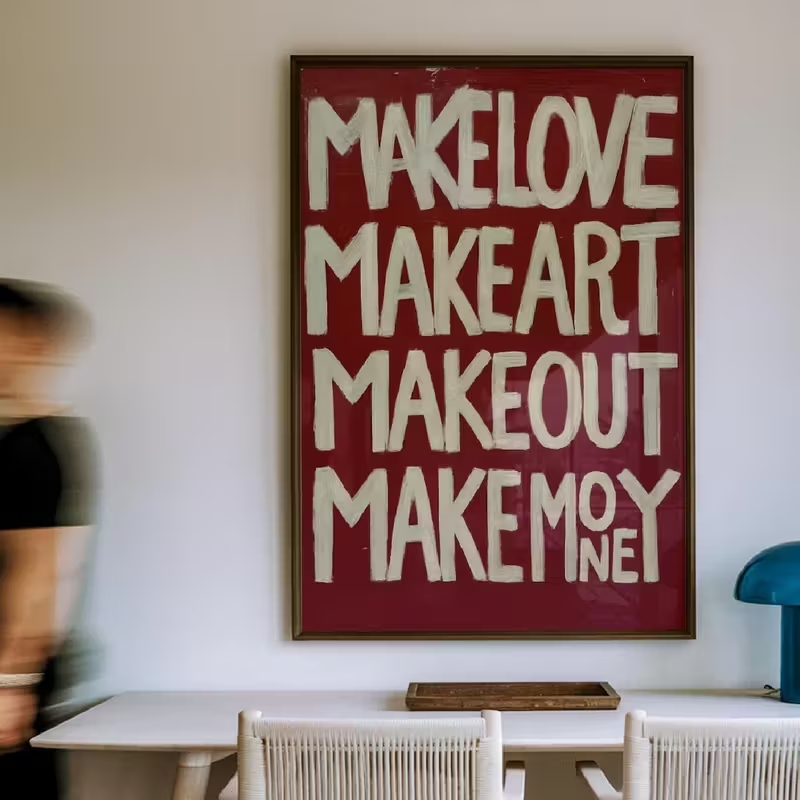 Home Decor Lovely Home - Stampa artistica moderna e retrò su