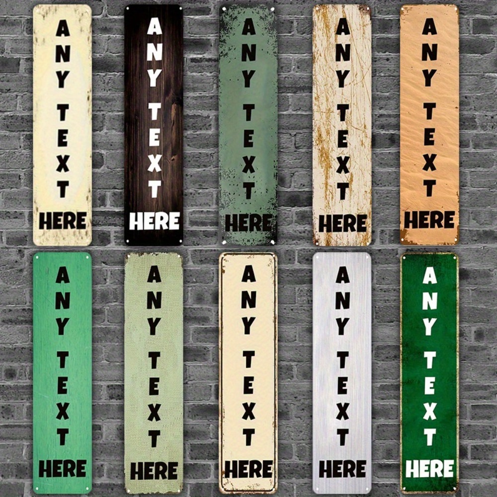 Home Decor Lovely Home - Insegna da parete personalizzata in alluminio