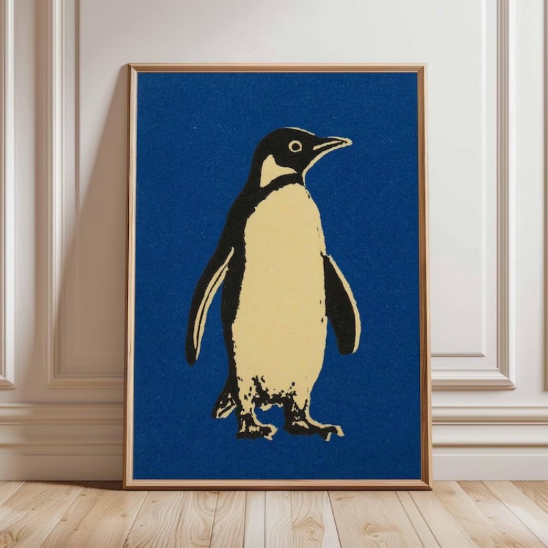 Home Decor Design Ideas - Stampa Pop Art con Pinguino, Arte