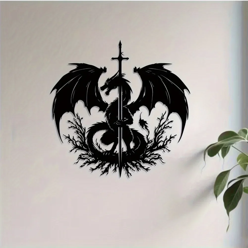 Home Decor Medieval - 1 Pezzo Spada del Drago in