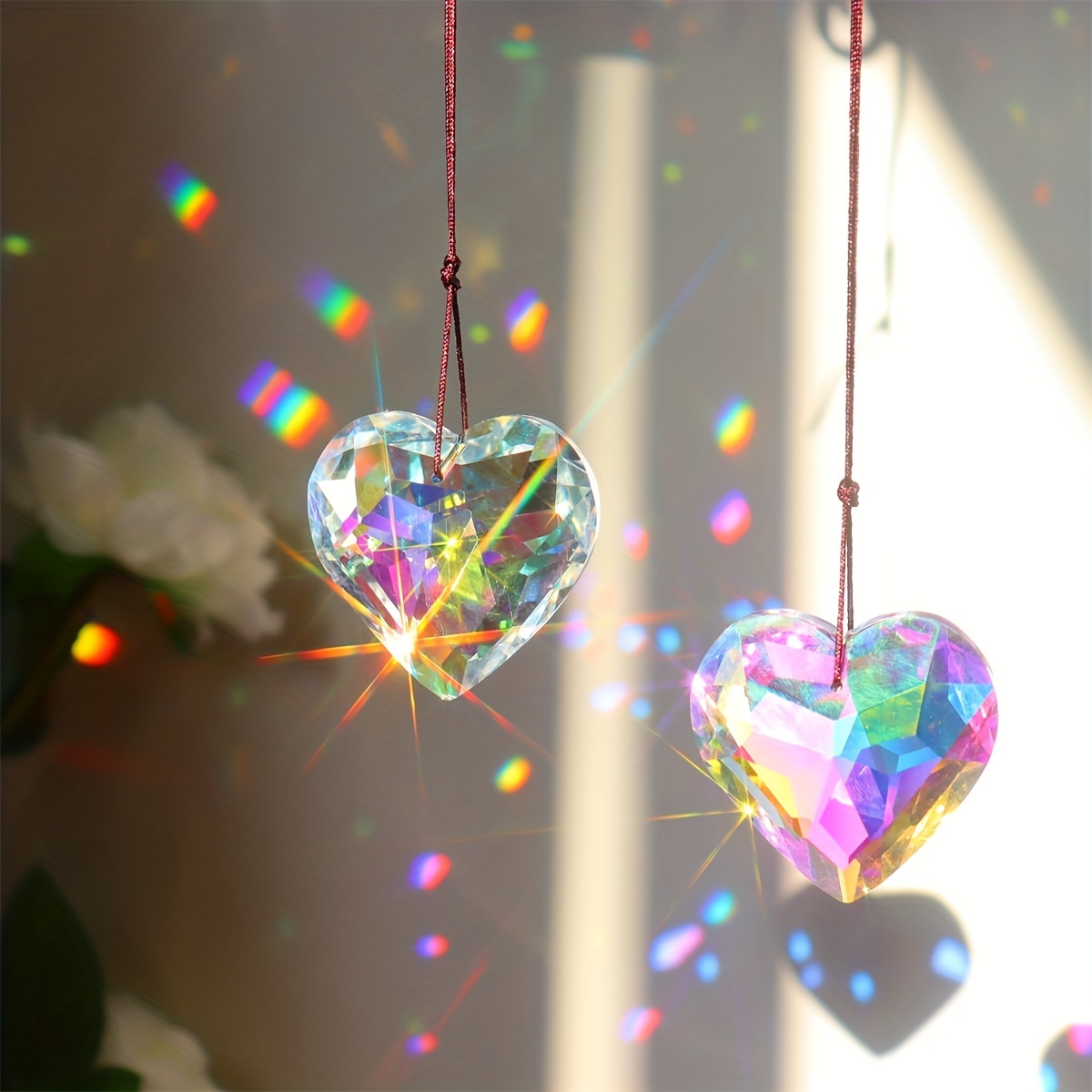 Crystal Sun Catcher - 1pc cristallo pesca prisma pendente suncatcher