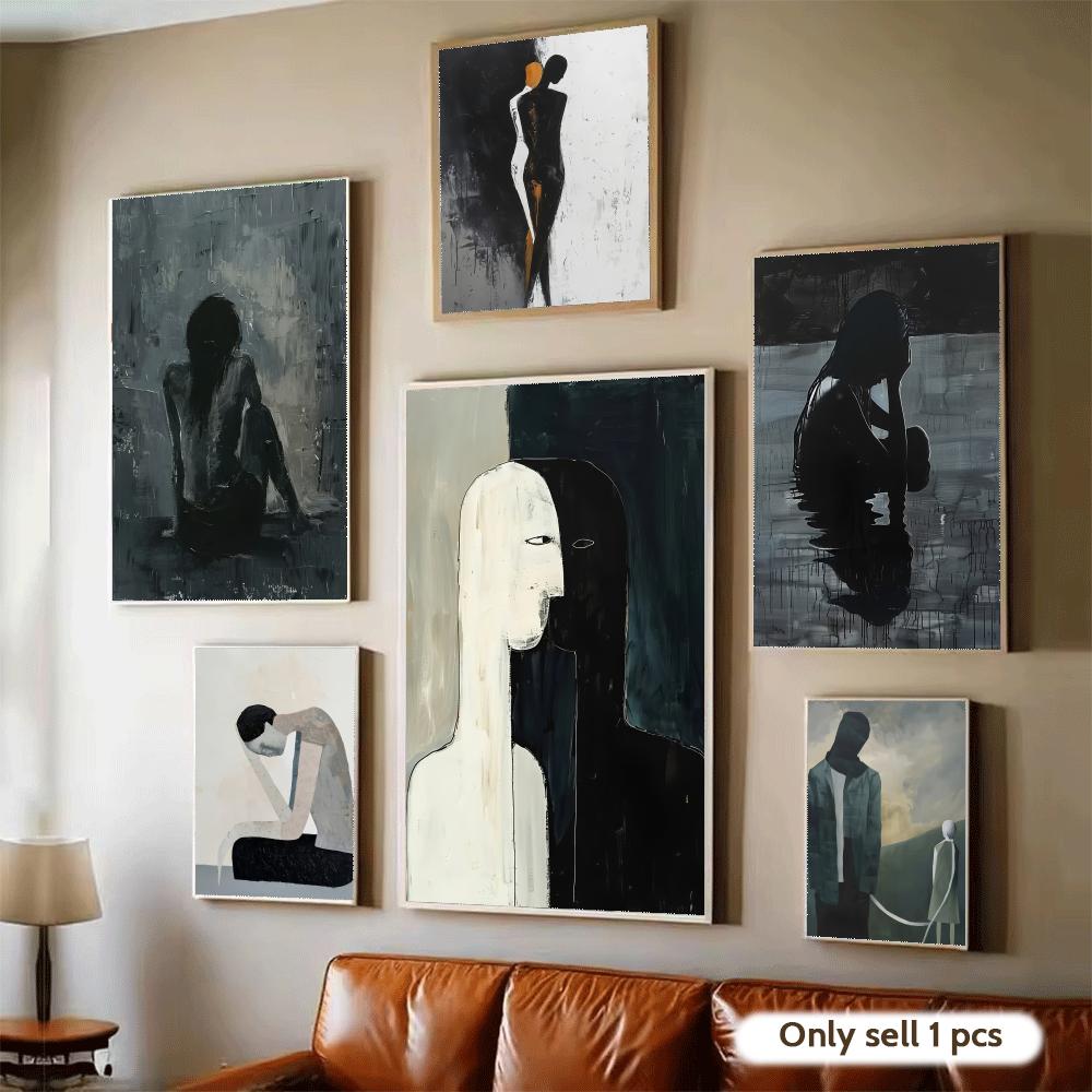 Home Decor Design Ideas - Poster Artistici con Dipinti Scuri, Design