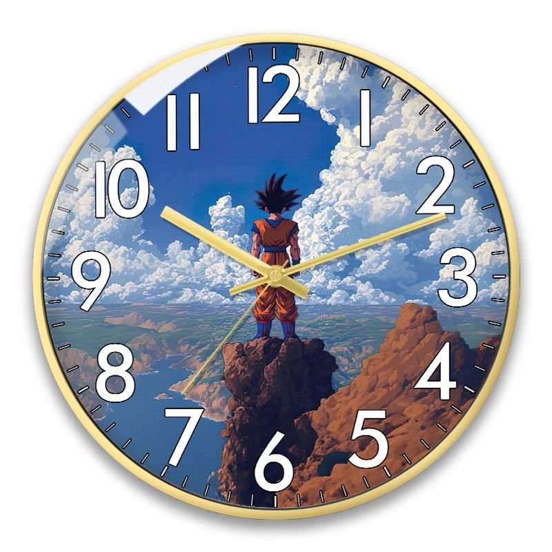Wall Clock Silent - Anime Dragon Ball Sun Wukong Orologio