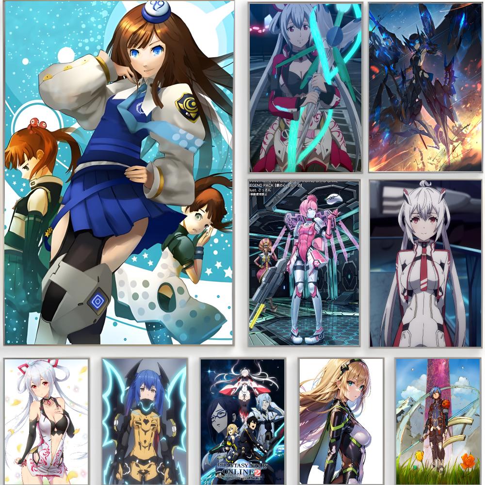 Home Decor Online Free - Poster dell'anime di gioco p-Phantasy Star