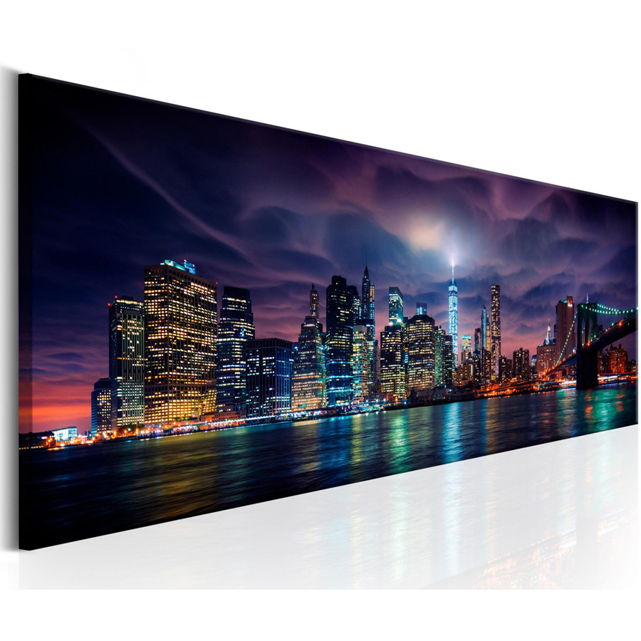 Home Decor New York - New York notte paesaggio Grande 5D