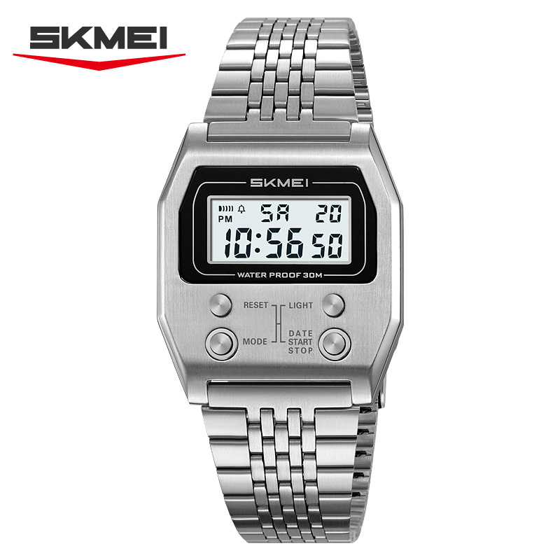 Vintage Alarm Clock - SKMEI 2460 Orologio Digitale Sportivo da