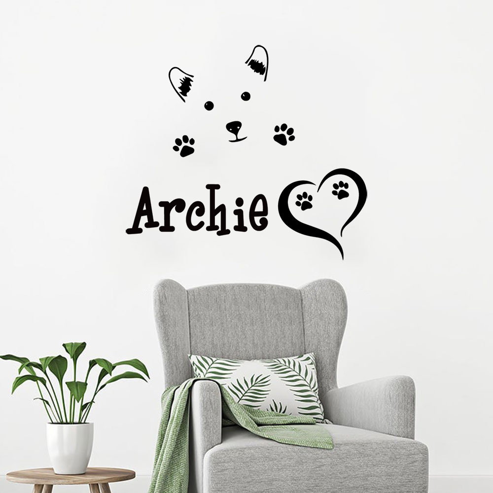 Home Decor Lovely Home - 1PC Adorabile Adesivo Murale Personalizzato con