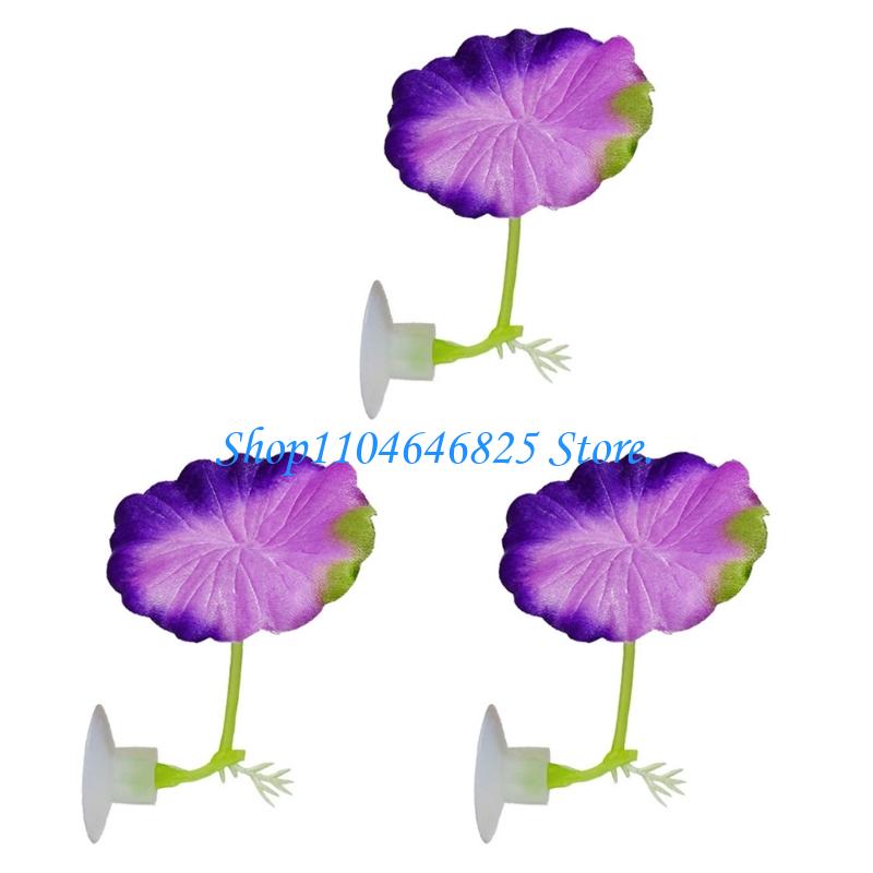 Home Decor Habitat - Pianta acquatica colorata artificiale per acquario,