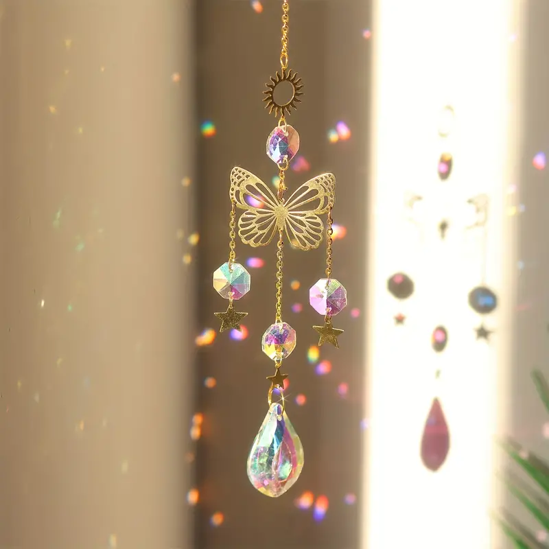 Crystal Sun Catcher - 1 acchiappasole in cristallo a forma