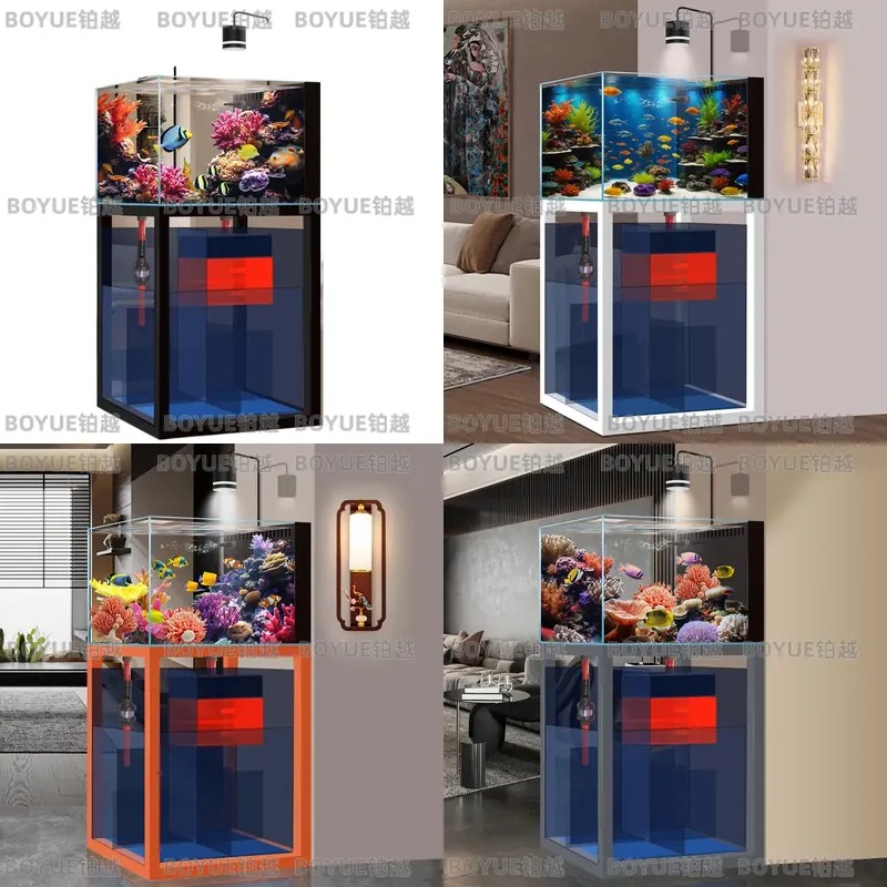 Home Decor Habitat - Acquario in Vetro Ultra Trasparente per
