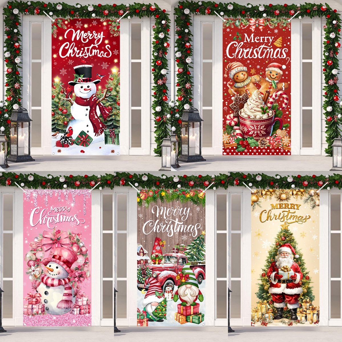 Home Decor Xmas Gifts - Banner per porta di Natale Decorazioni