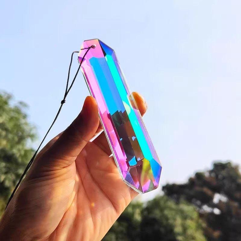 Crystal Sun Catcher - Lampada a Sospensione con Prisma di