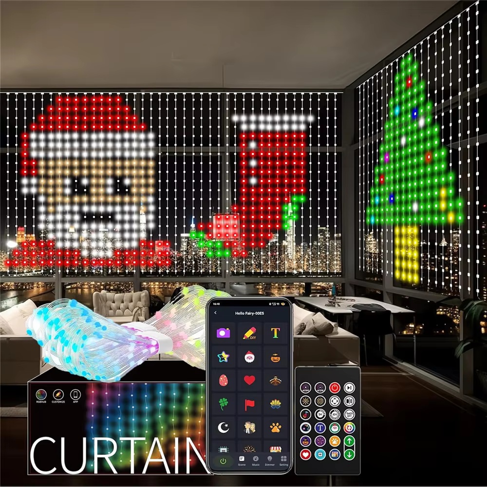 String Curtain Light - Luci a tenda LED RGB intelligenti