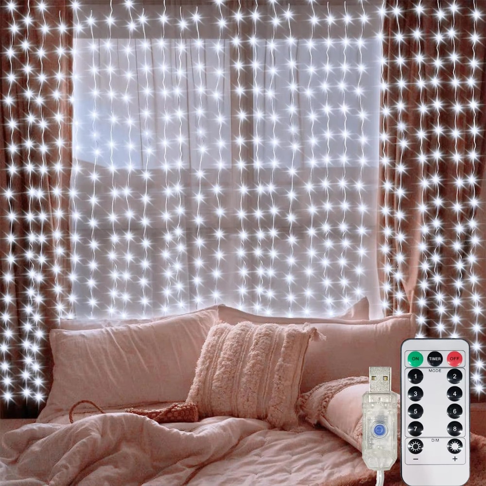 String Curtain Light - Luci a tenda LED a stringa,