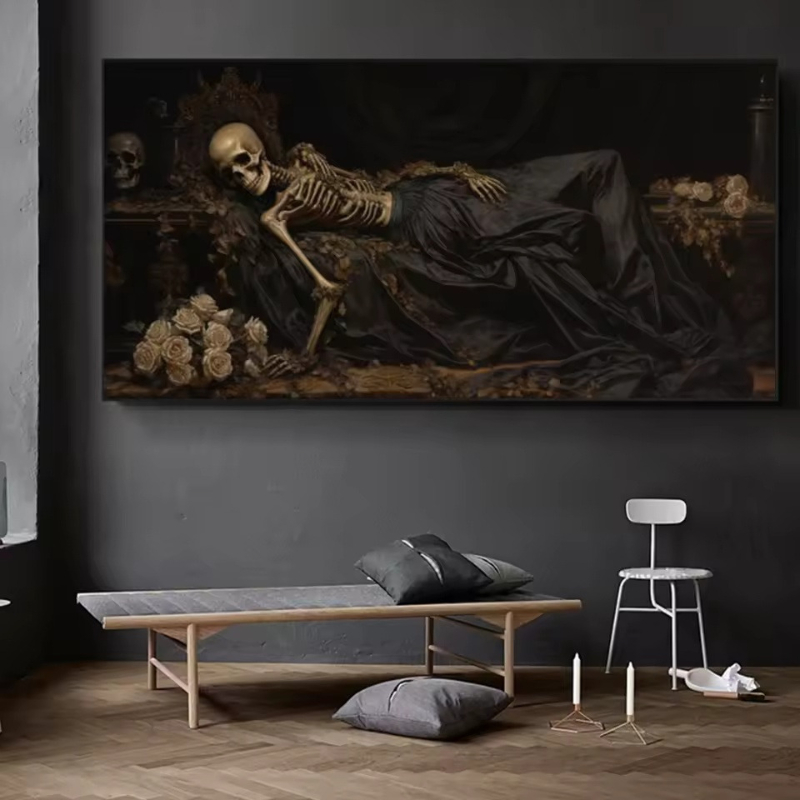 Home Decor Gothic - Quadro su tela Gotico Dark Art