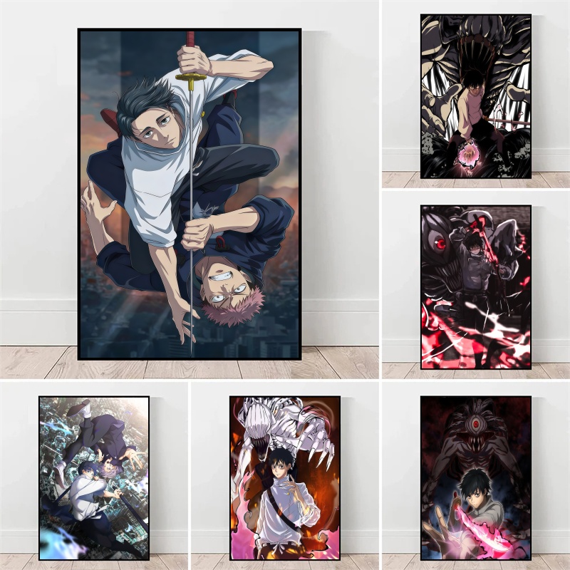 Home Decor Painting - Jujutsu Kaisen Yuta Okkotsu e Megumi