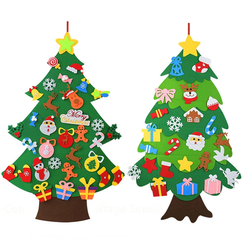 Home Decor Xmas Gifts - Bambini fai da te feltro albero