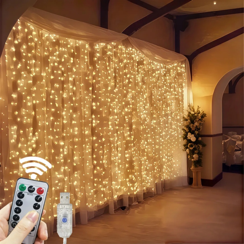 String Curtain Light - Luci a tenda LED da 3/6m