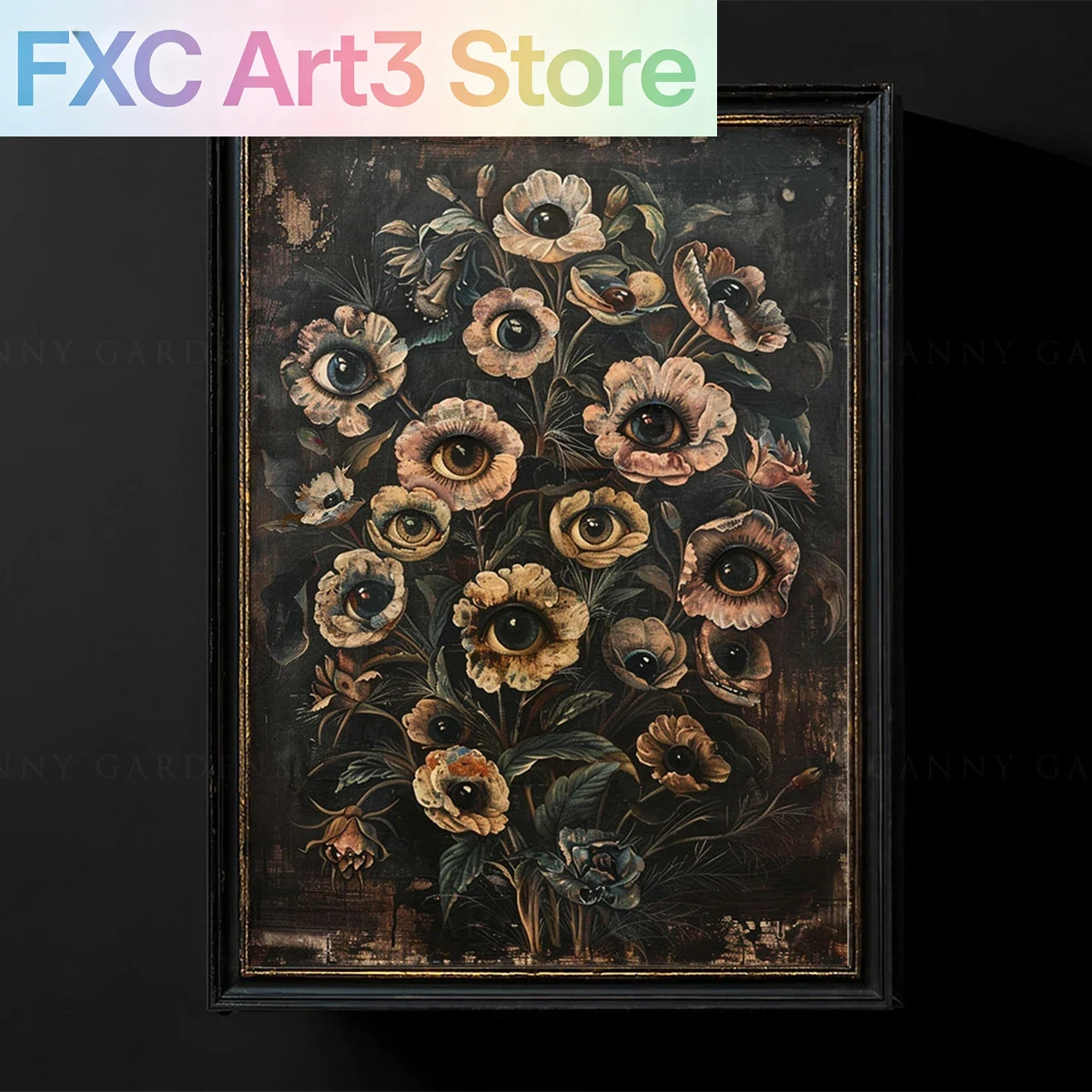 Home Decor Gothic - 1 pz. Stampa su tela senza