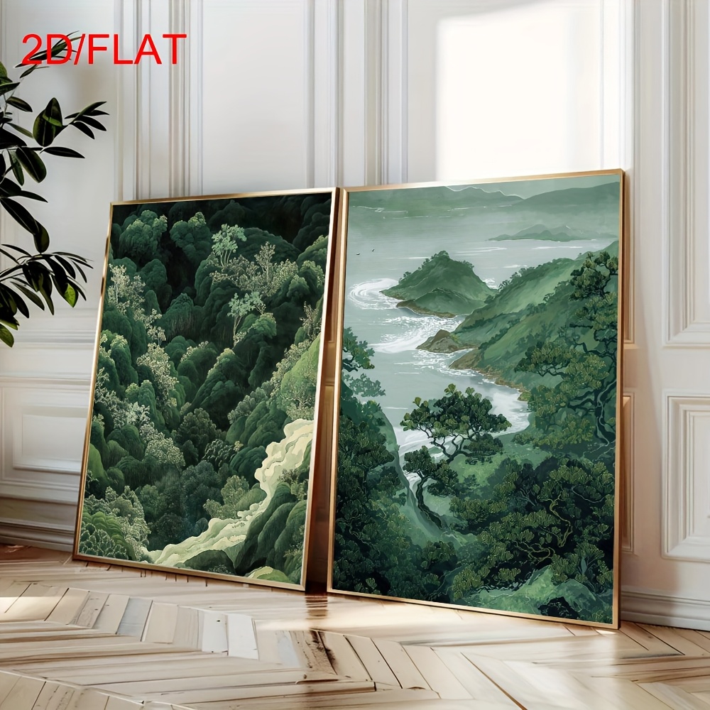 Home Decor Design Interior - 2 Pezzi di Arte Murale su