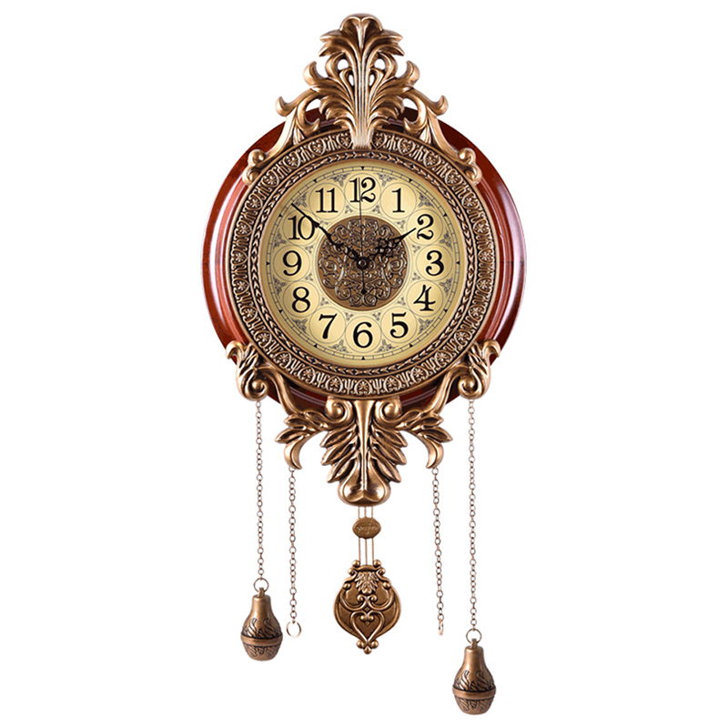 Wall Clock Silent - Orologio da parete silenzioso in legno