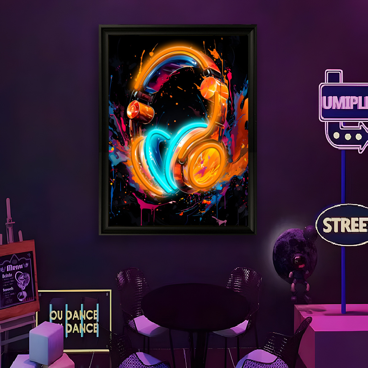 Luce al Neon LED Alimentata vi - Home Decor Painting recensione e prezzo