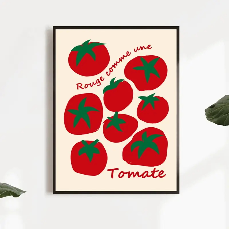 Moderno colorato pomodori ross - Home Decor On Wall recensione e prezzo