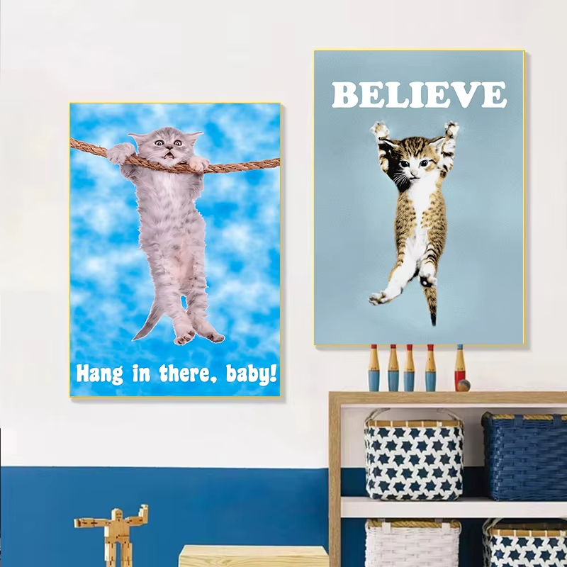 Poster Yoga con Gatto Carino ' - Home Decor Yoga recensione e prezzo