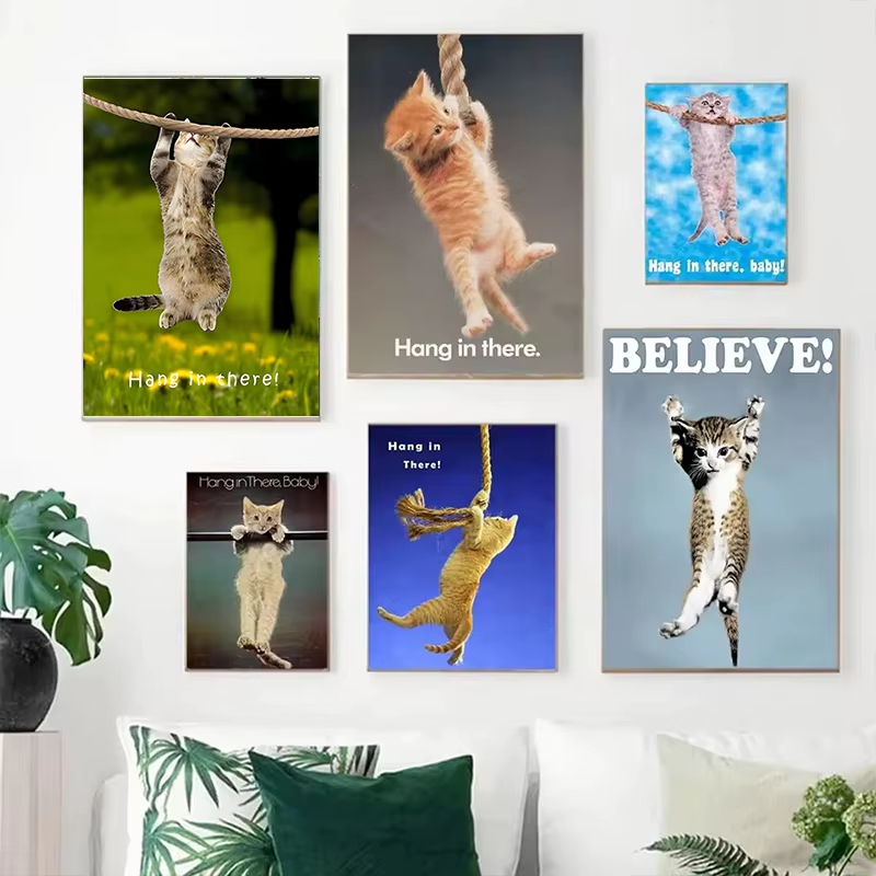 Poster Yoga con Gatto Carino ' - Home Decor Yoga recensione e prezzo