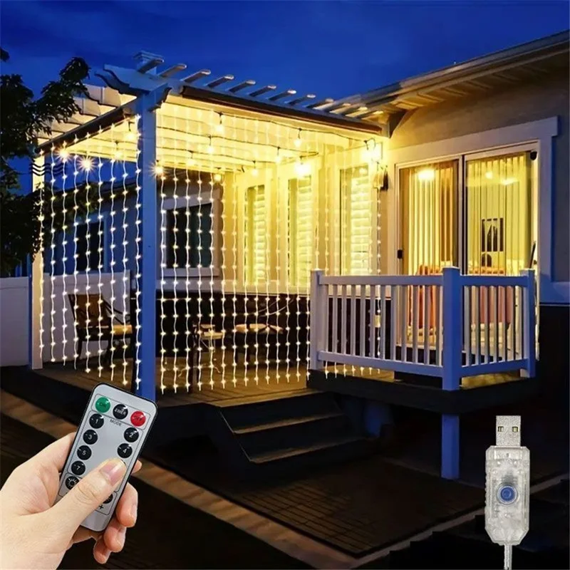 6x3M LED USB Tenda String Luci - String Curtain Light recensione e prezzo
