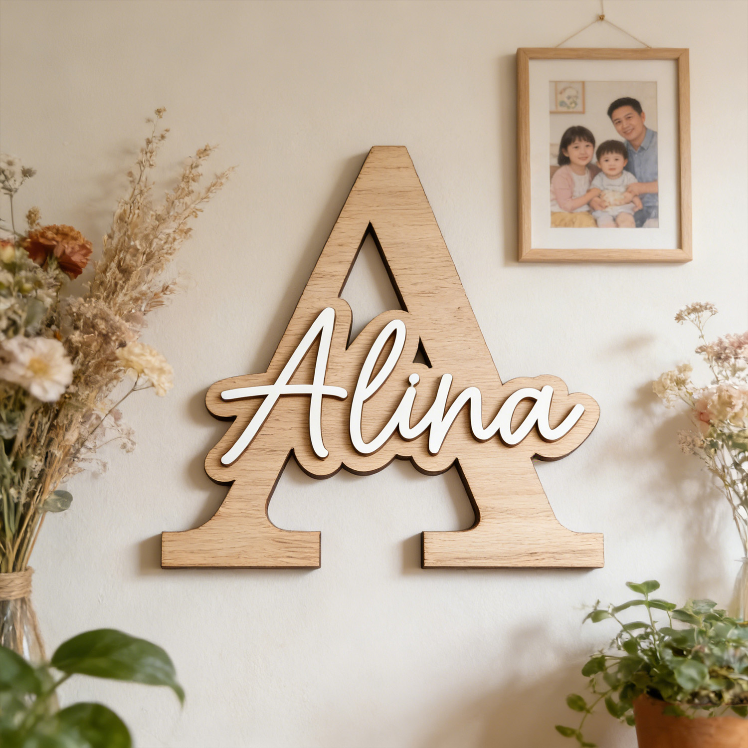 1 targa per porta in legno per - Home Decor For Birthday recensione e prezzo