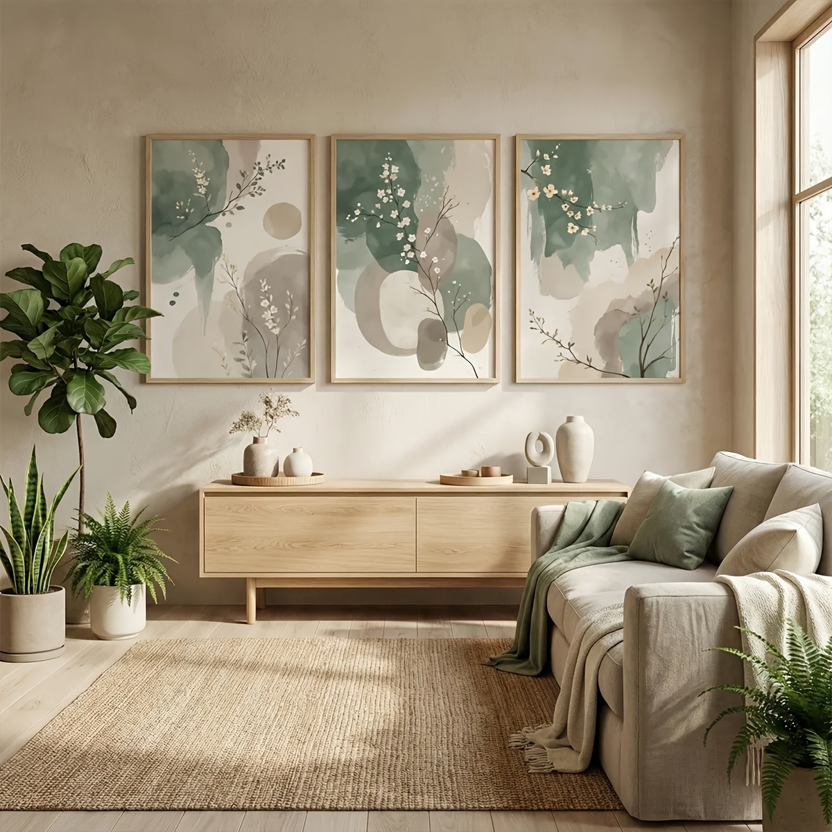 Set di 3 Quadri su Tela in Sti - Home Decor Design Interior recensione e prezzo
