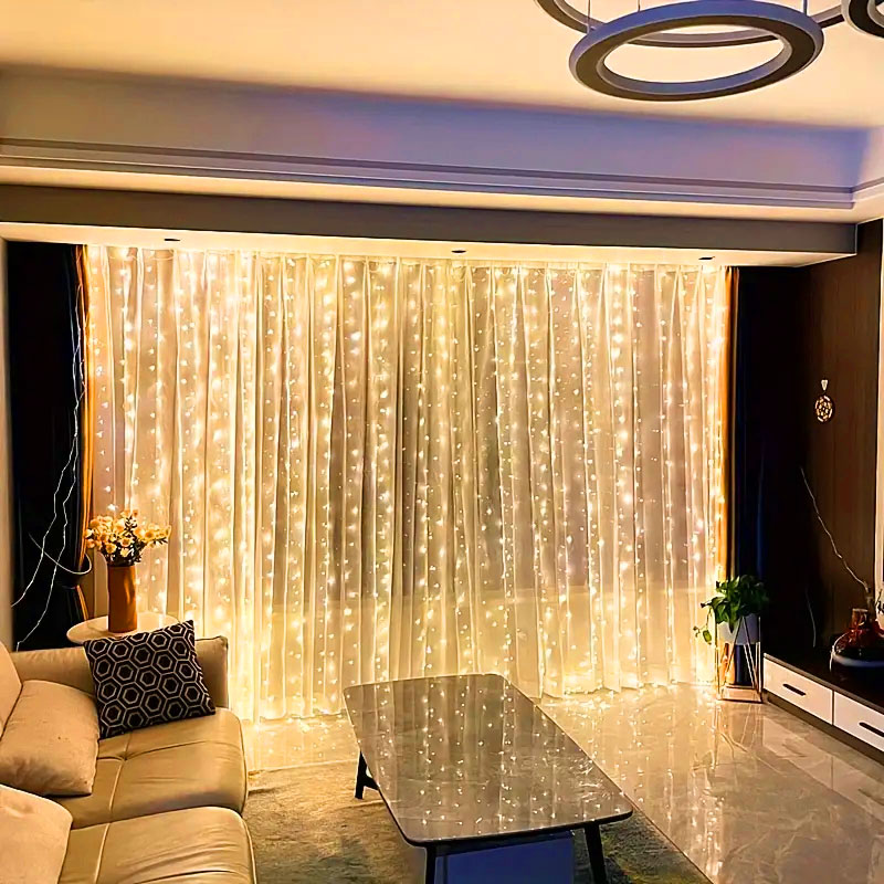 Luci a corda per tende a LED U - String Curtain Light recensione e prezzo