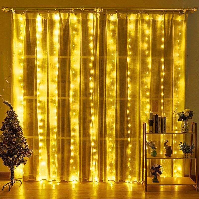 Luci a corda per tende a LED U - String Curtain Light recensione e prezzo