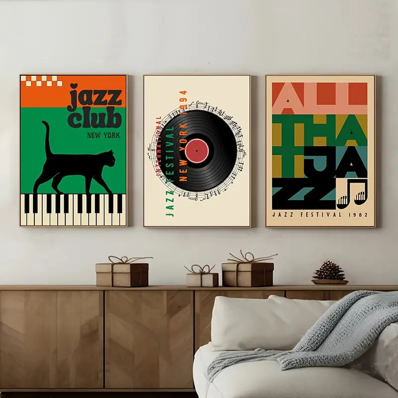 Set di 3 Poster Retrò di Music - Home Decor Medieval recensione e prezzo