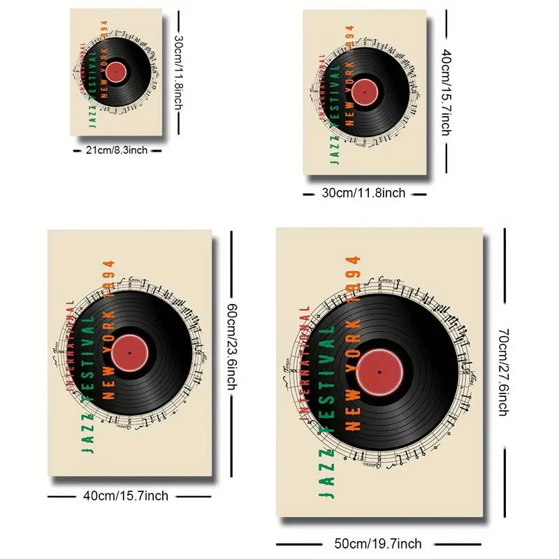 Set di 3 Poster Retrò di Music - Home Decor Medieval recensione e prezzo