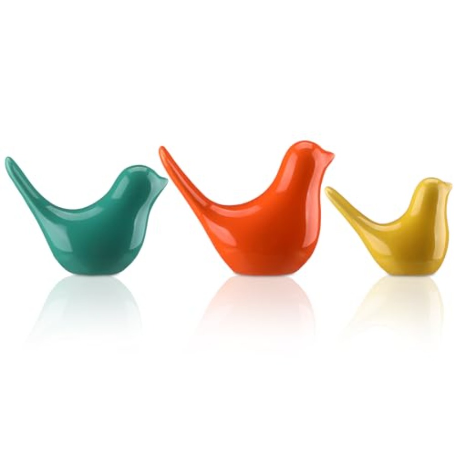 Set di 3 Uccelli in Ceramica S - Home Decor Medieval recensione e prezzo