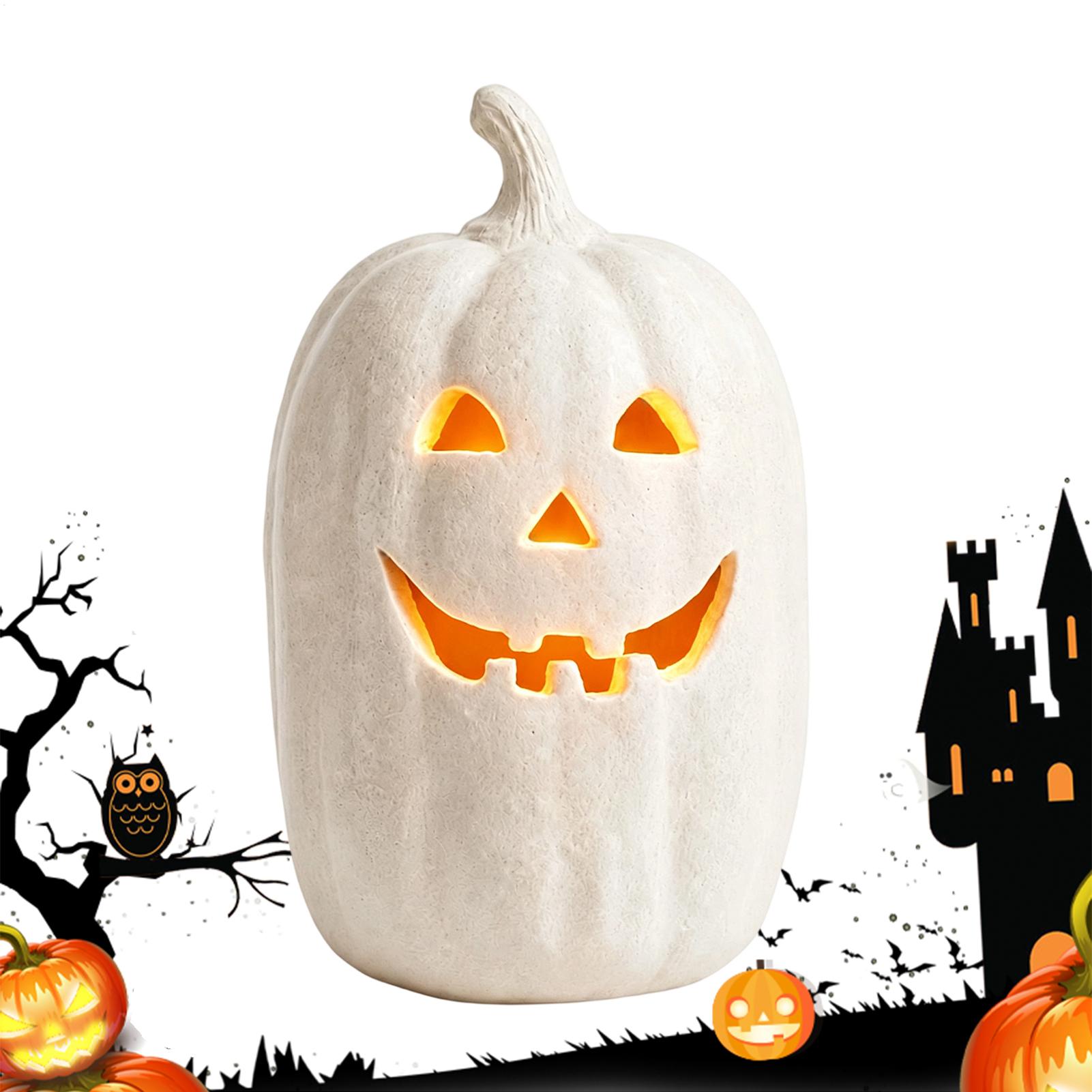 Lanterne di zucca spaventose,  - Home Decor Resin recensione e prezzo