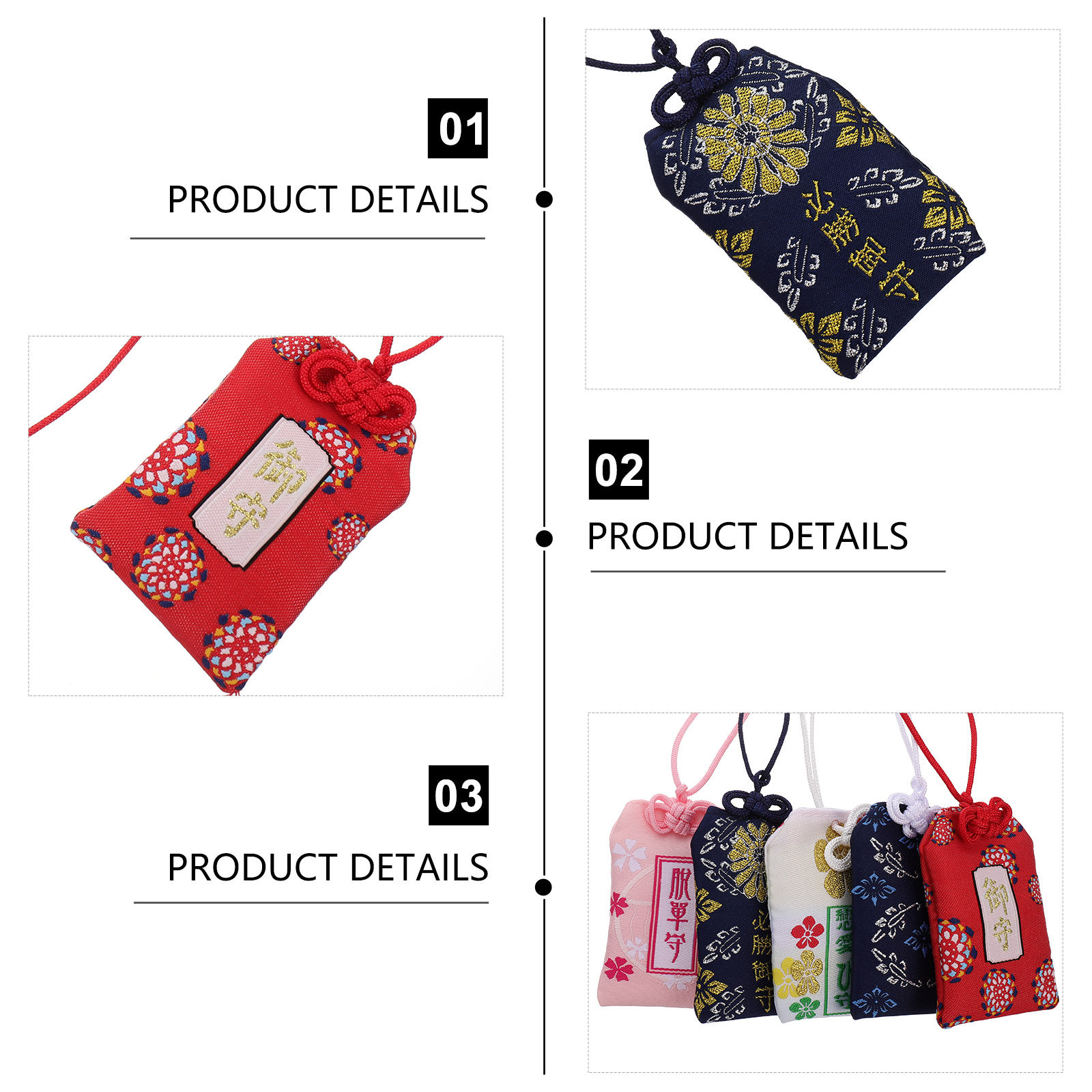 Set di 5 Amuleti Giapponesi Om - Home Decor Japanese recensione e prezzo