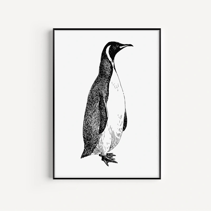 Stampa Pop Art con Pinguino, A - Home Decor Design Ideas recensione e prezzo