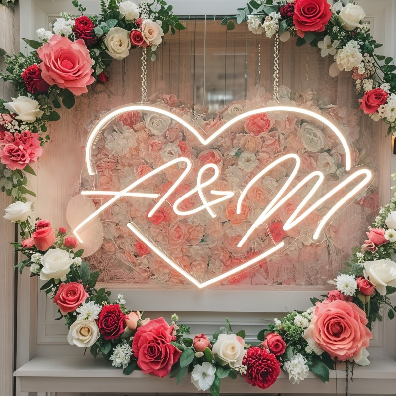 Insegna al neon a LED con iniz - Home Decor For Birthday recensione e prezzo