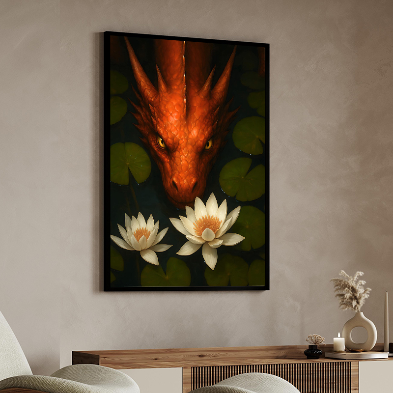 Dipinto su Tela Drago Fantasti - Home Decor Gothic recensione e prezzo