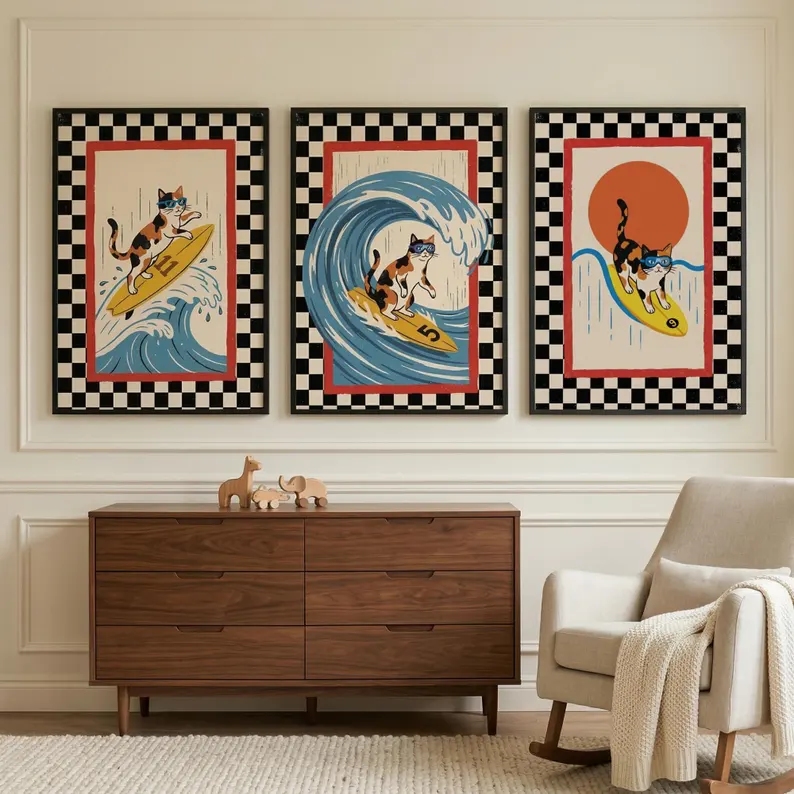 3 pezzi di stampe artistiche s - Home Decor Japanese recensione e prezzo