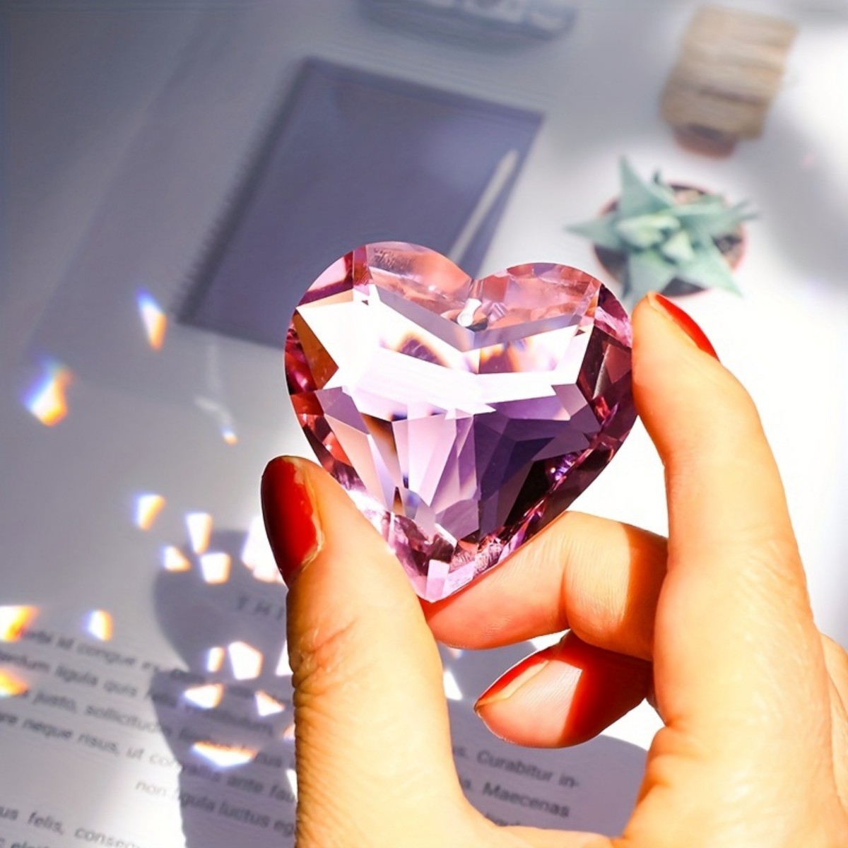 1 ciondolo a forma di cuore da - Crystal Sun Catcher recensione e prezzo