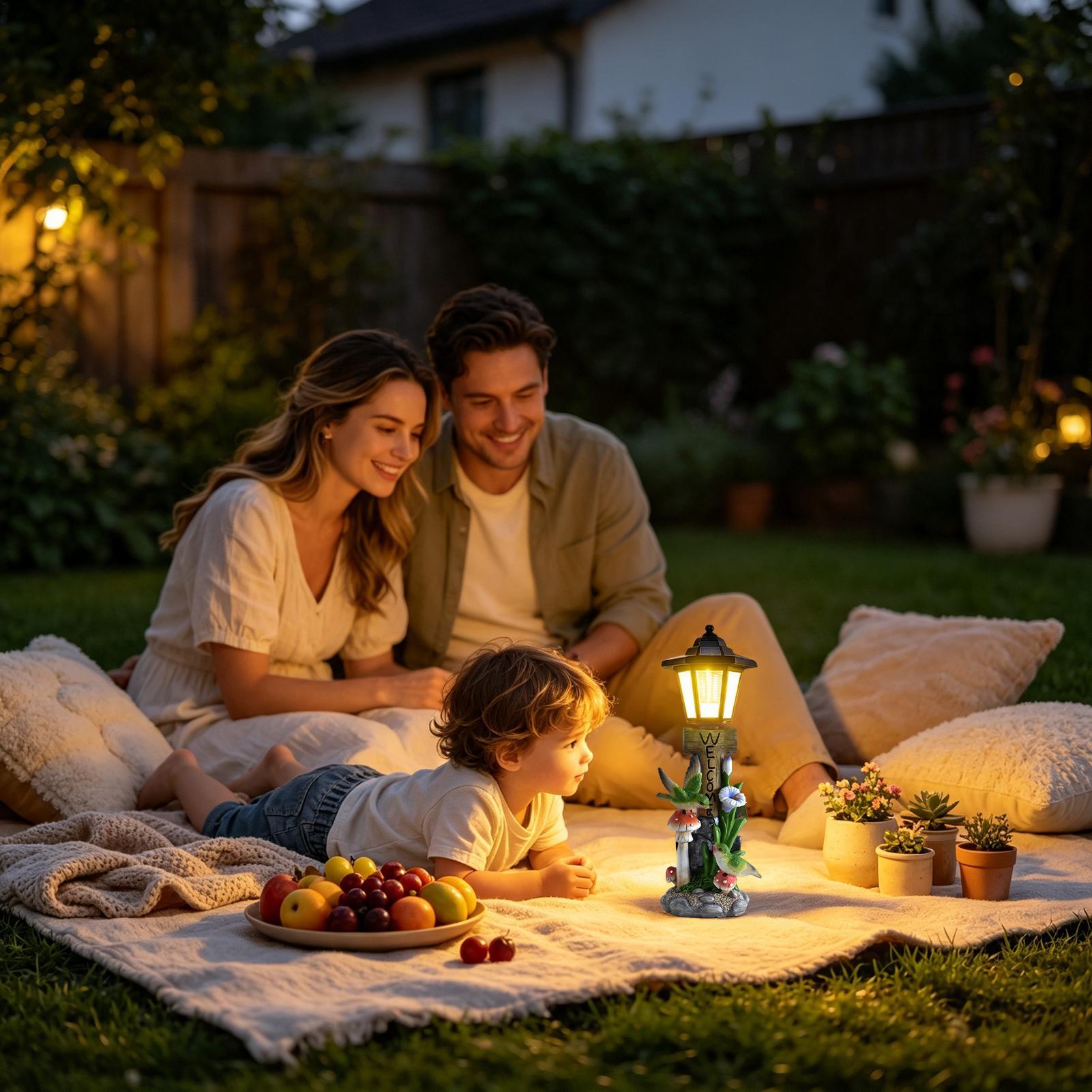 Luci solari da giardino, statu - Home Decor Resin recensione e prezzo